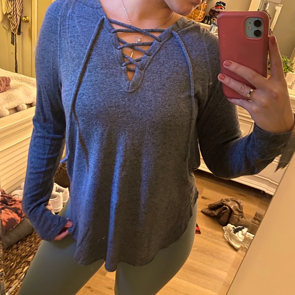 Army green AE soft and sexy sweatshirt